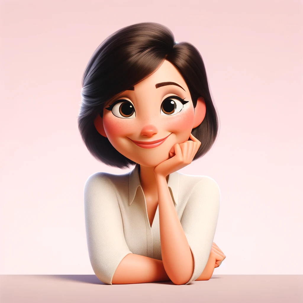 绿洲慧写品牌插画：AI专利助手微笑致意